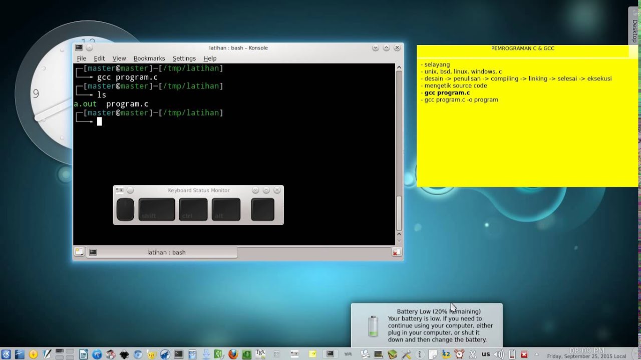 22. Serial Belajar Terminal Linux - Pemrograman Dasar C dengan GCC