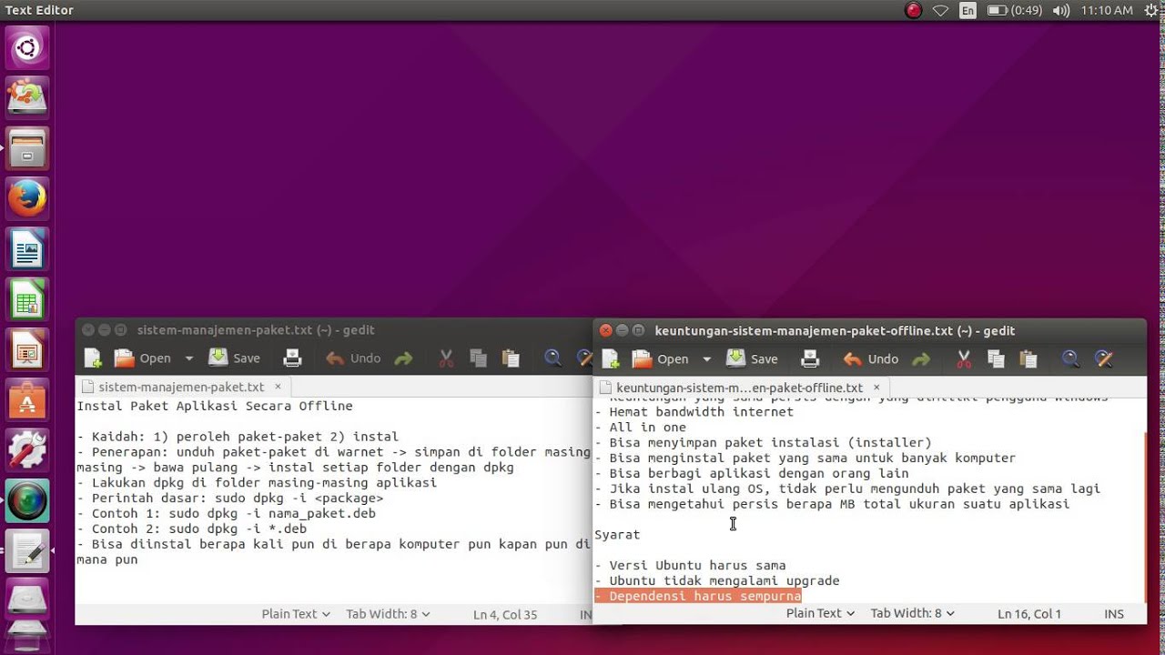 23.  Serial Sistem Manajemen Paket Ubuntu - Menginstal Aplikasi Secara Offline