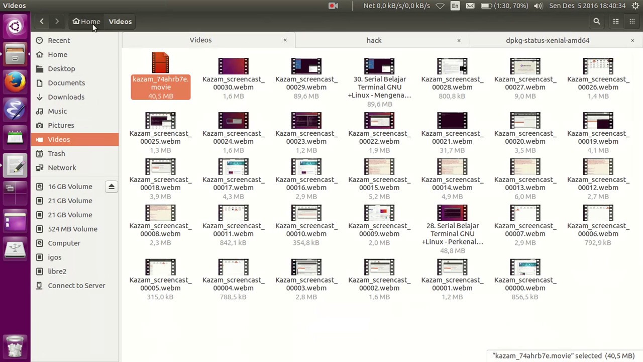 31. Serial Panduan Ubuntu GNU/Linux - Mengenal Nautilus File Manager