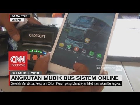 Angkutan Mudik Bus Berbasis Online