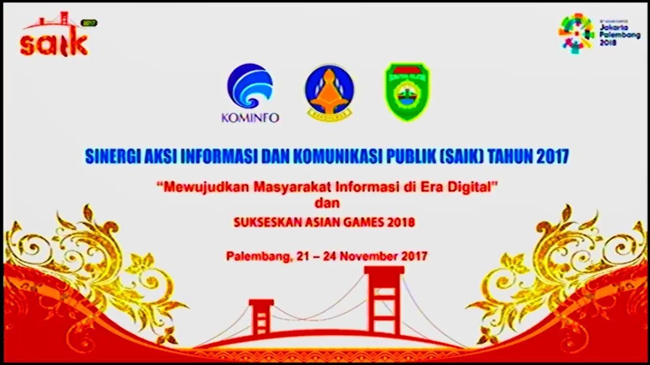 Anugerah Media Humas 2017 dan Pengumuman Pemenang Festival Media Pertunjukan Rakyat #SAIK2017