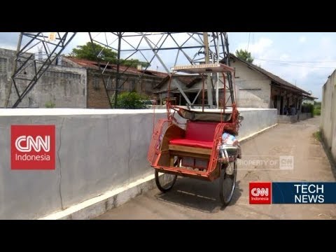 Becak Listrik di Malioboro