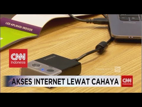 Canggih! Koneksi Internet Melalui Cahaya