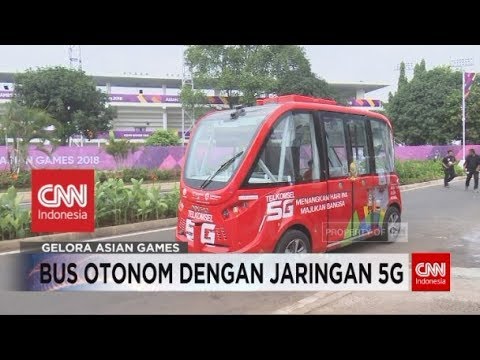 Canggihnya Bus Otonom dengan Jaringan 5G