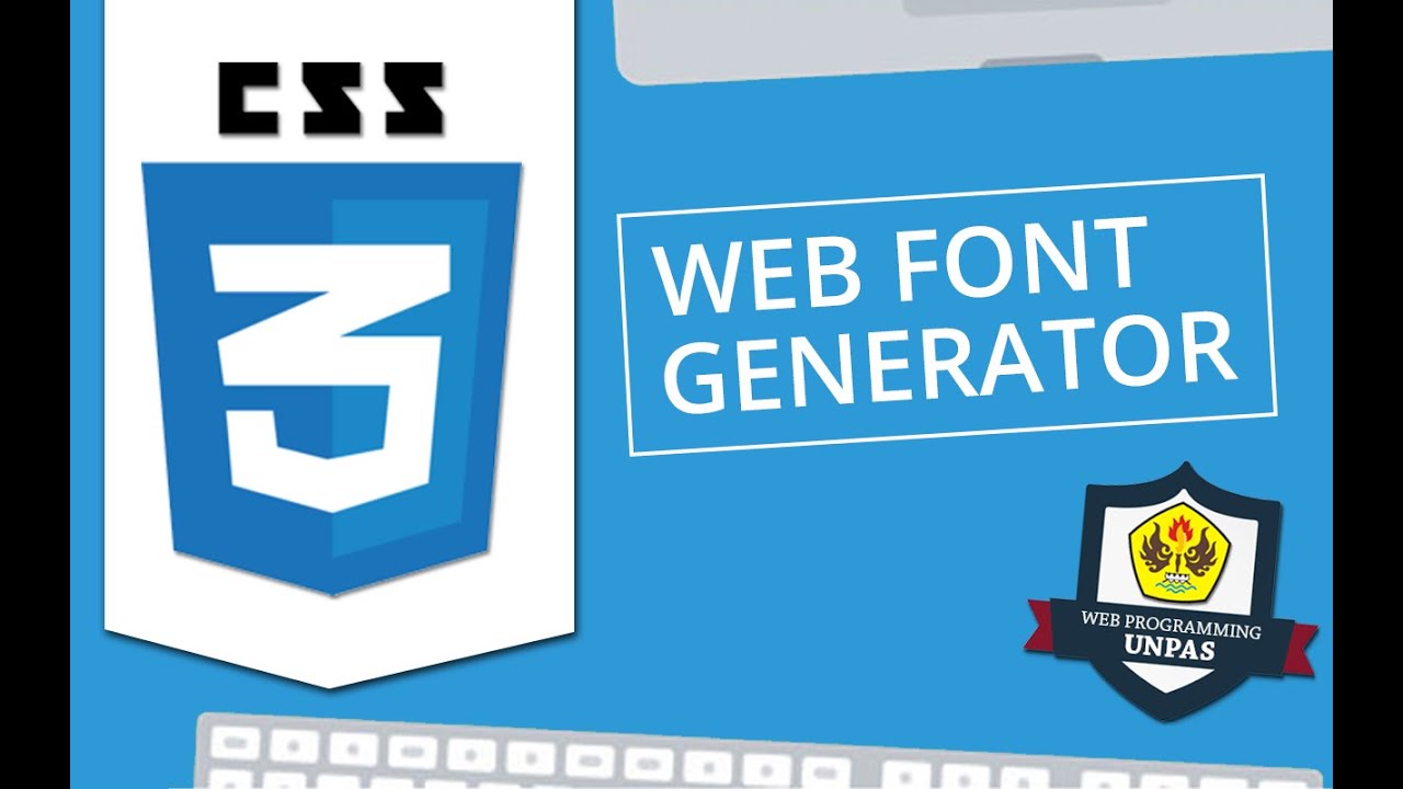 CSS3 : Web Font Generator