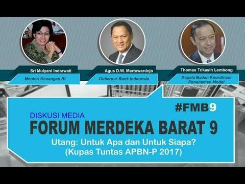 Diskusi Media Forum Merdeka Barat 9 : Utang Untuk Apa dan Untuk Siapa?