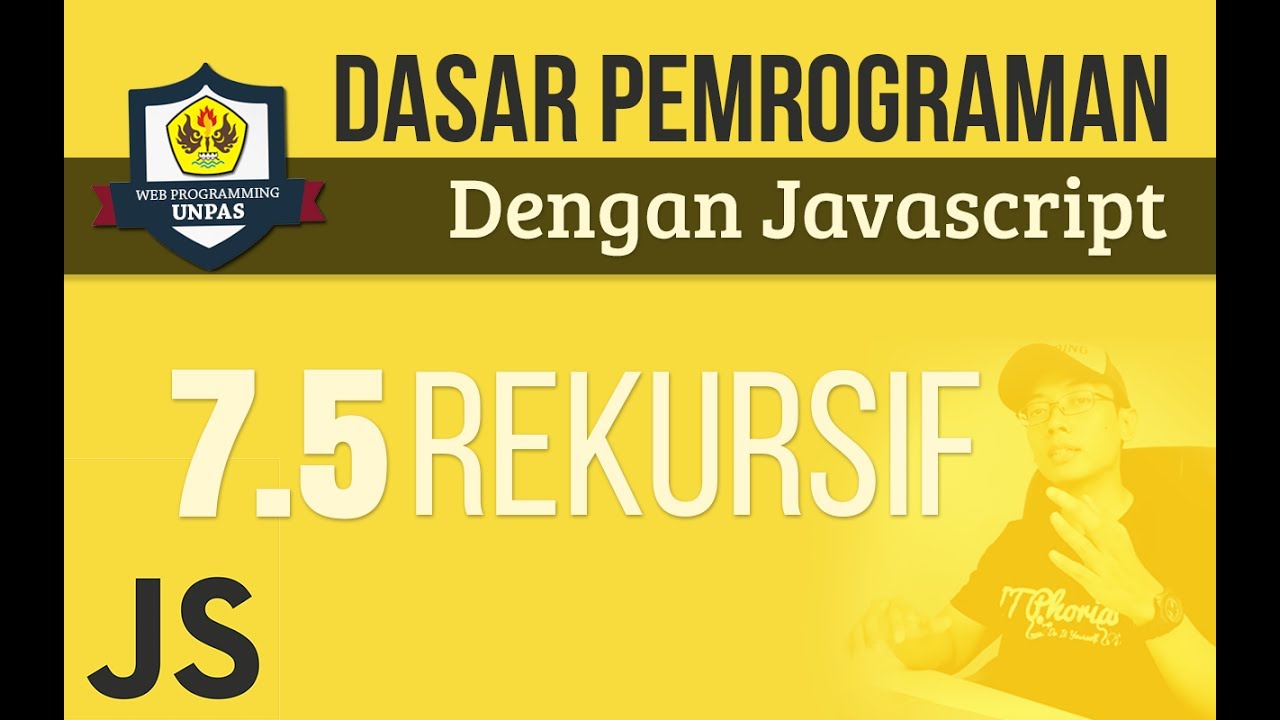 FUNCTION pada JAVASCRIPT : REKURSIF