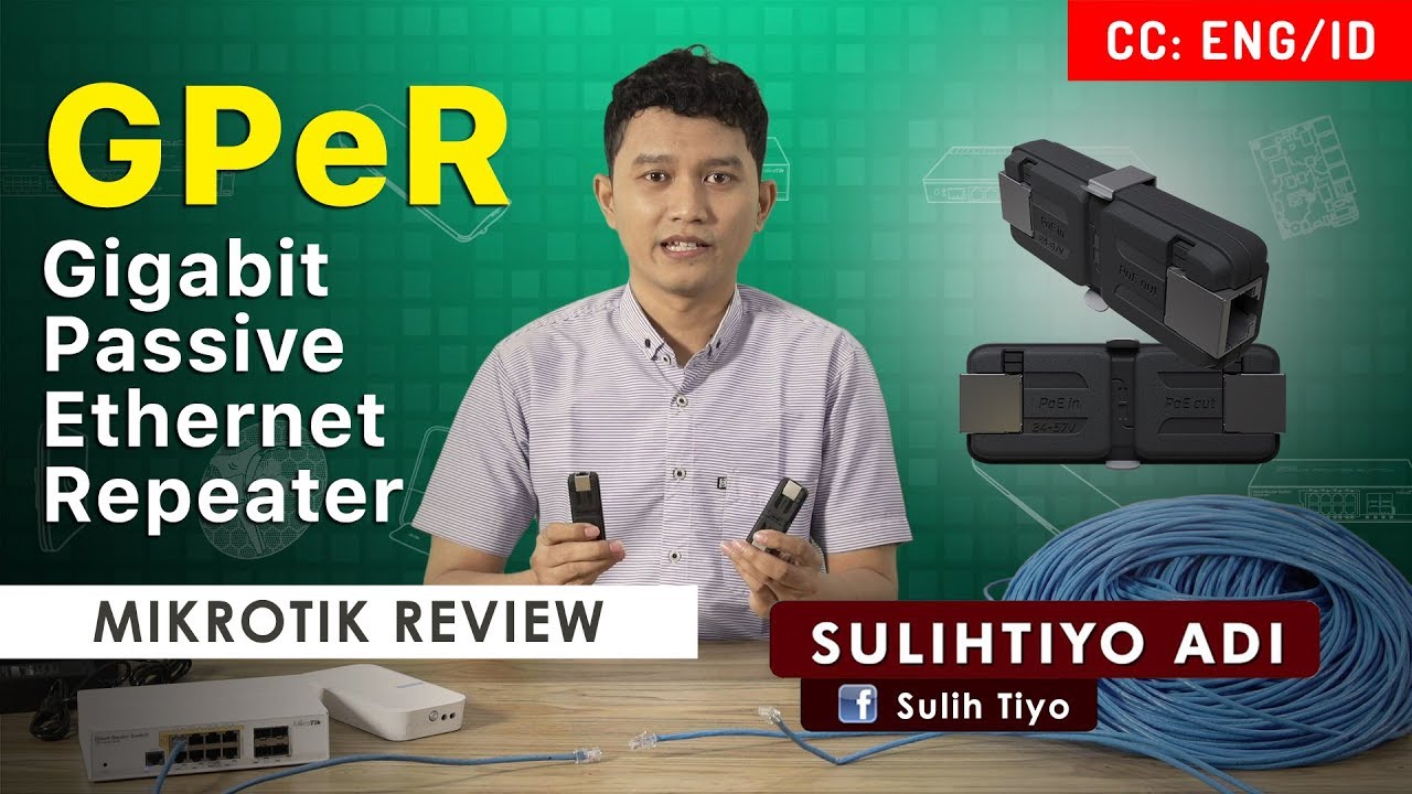 GPeR (Gigabit Passive Ethernet Repeater) - REVIEW DAN SETUP [ENG SUB]