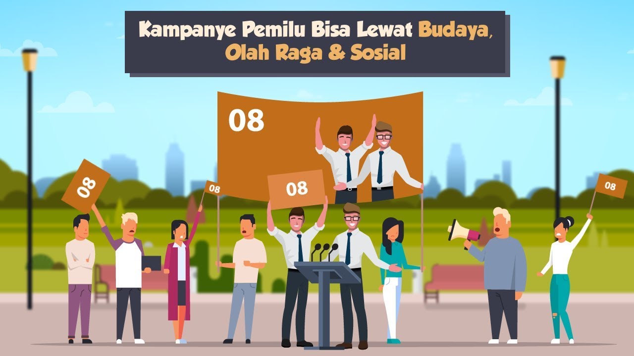 Kampanye Pemilu Bisa Lewat Budaya Olah Raga & Sosial