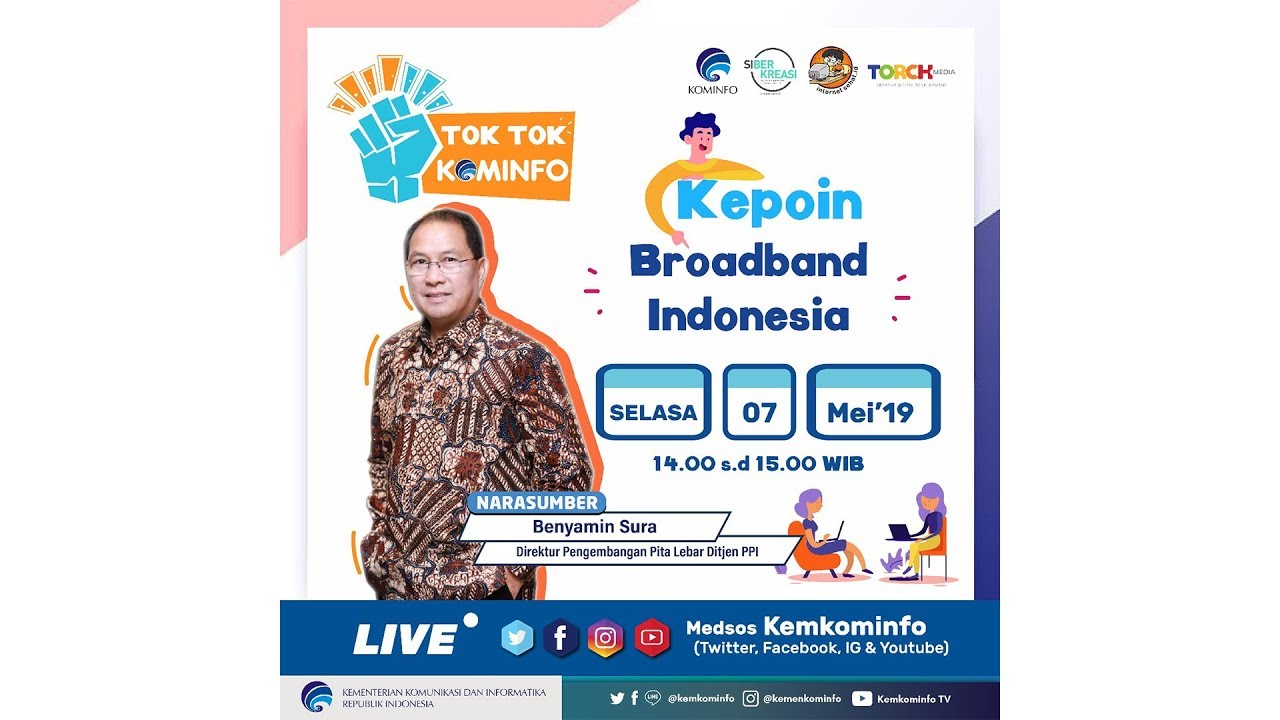 Kepoin Broadband Indoneisa #TokTokKominfo @Kemkominfo