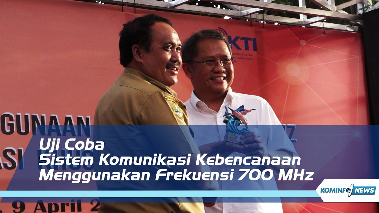 KOMINFO NEWS - Uji Coba Sistem Komunikasi Kebencanaan