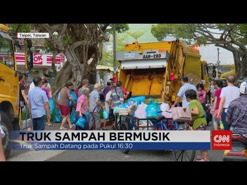 Melihat Truk Sampah Unik Warga Taiwan