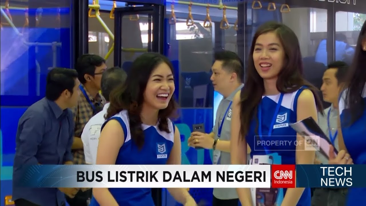 Membanggakan! Bus Listrik Buatan Anak Bangsa yang Mirip TransJakarta