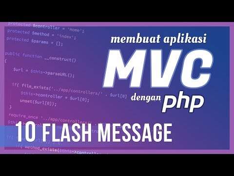 Membuat Aplikasi MVC dengan PHP #10 Flash Message