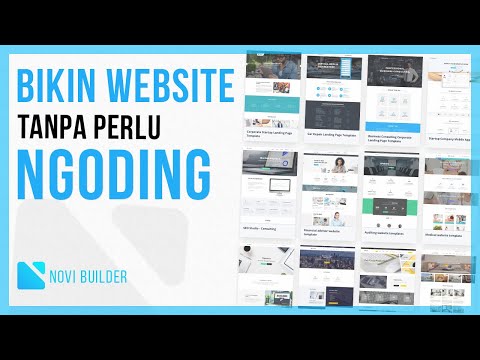 Membuat Website Keren TANPA NGODING | Novi Builder HTML Editor