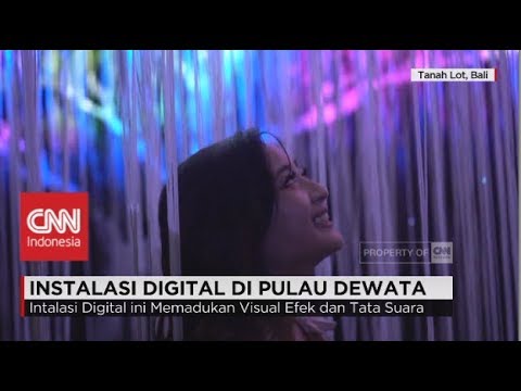 Memukau! Begini Keindahan Tanah Lot di Bali dengan Instalasi Digital - TechNews