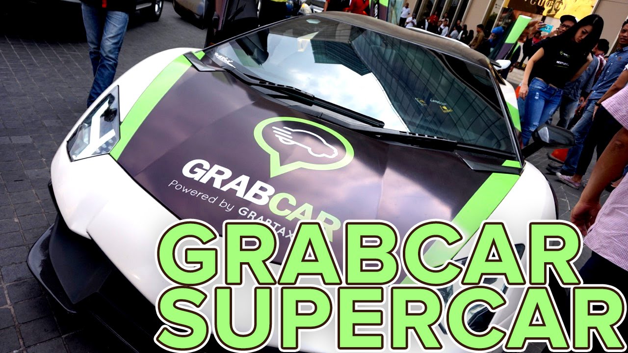 Mencoba GrabCar Supercar w/ Lamborghini