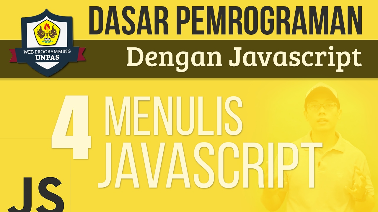 MENULIS JAVASCRIPT