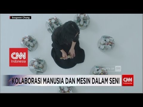 Meresapi Seni Kolaborasi Apik Seniman Sougwen Chung, Robot & Musik