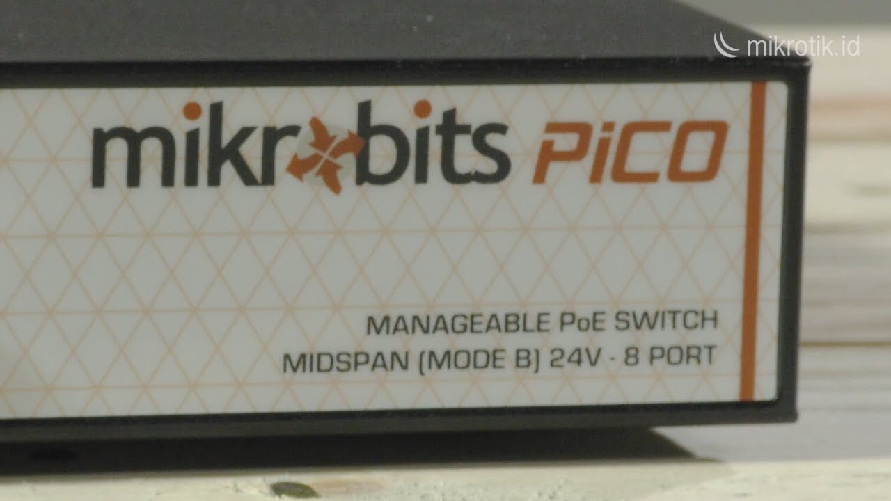 MIKROBITS PICO - 8 PORTS MANAGEABLE POE SWITCH