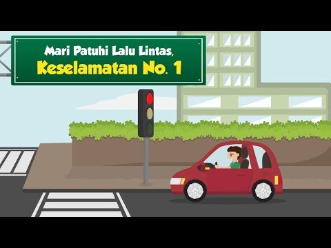 [Motion Grafis] Mari Patuhi Lalu Lintas, Keselamatan No1