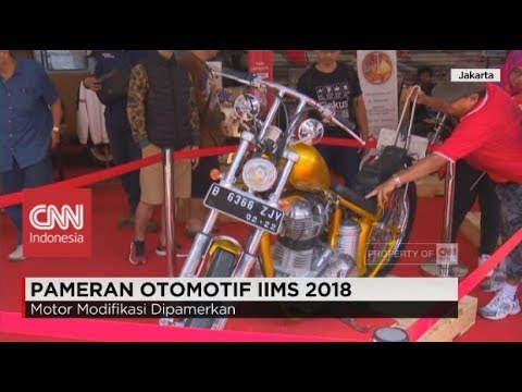 Motor Chopper Jokowi 'Mejeng' di IIMS