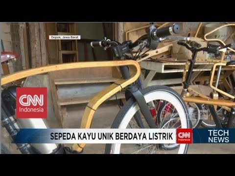 Orang Depok Pasti Bangga! Sepeda Kayu Bertenaga Listrik ini Karya Anak Depok