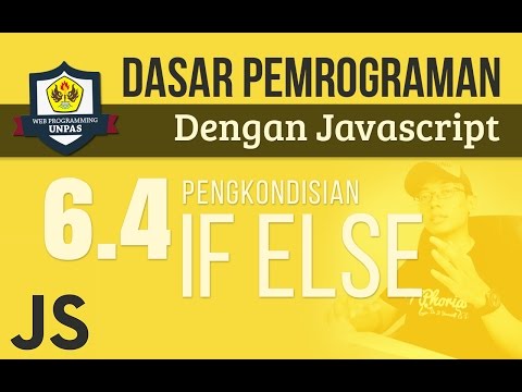 PENGKONDISIAN : IF ELSE pada JAVASCRIPT