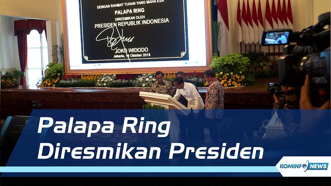 Peresmian Palapa Ring oleh Presiden RI Joko Widodo