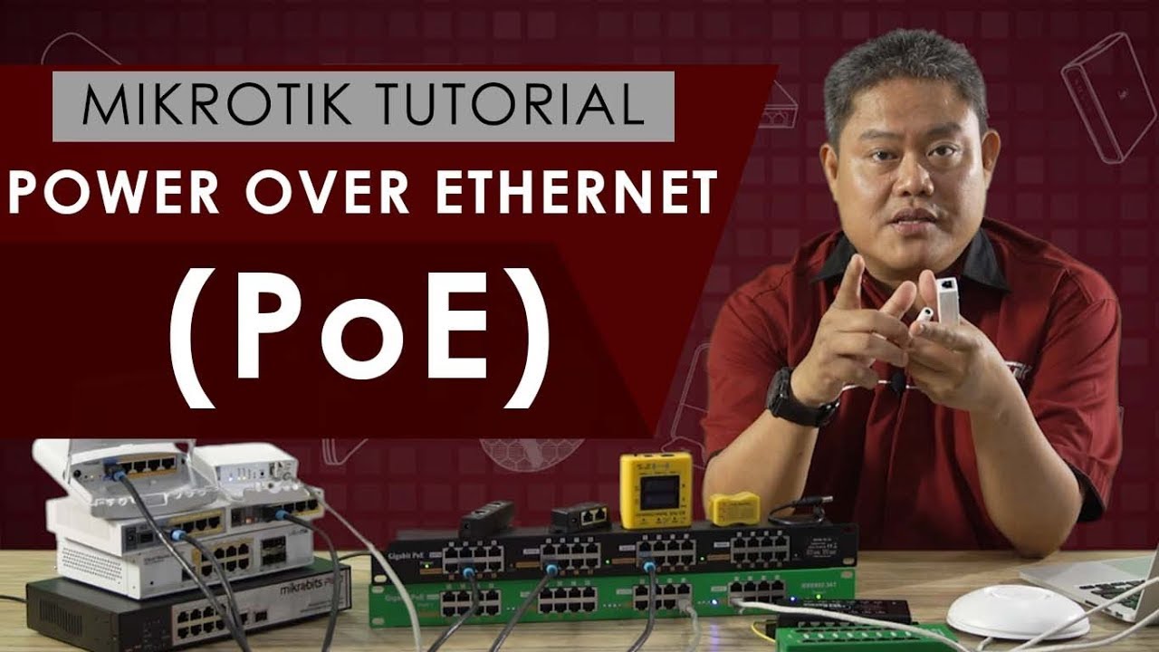 POWER OVER ETHERNET (POE) - MIKROTIK TUTORIAL  [ENG SUB]