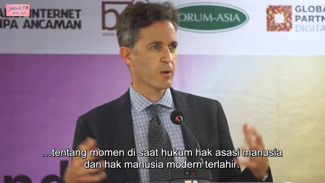 Prof David Kaye (UN Special Rapporteur): Soverignty, Privacy, Online Freedom of Expression