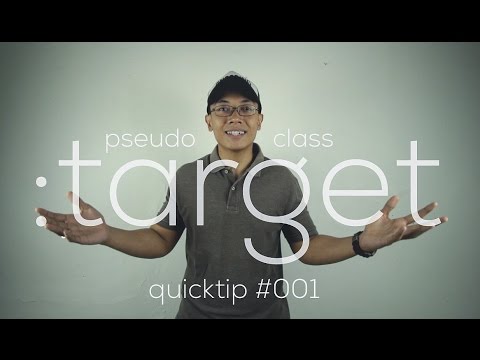 QuickTip #1 : CSS Pseudo-Class :target