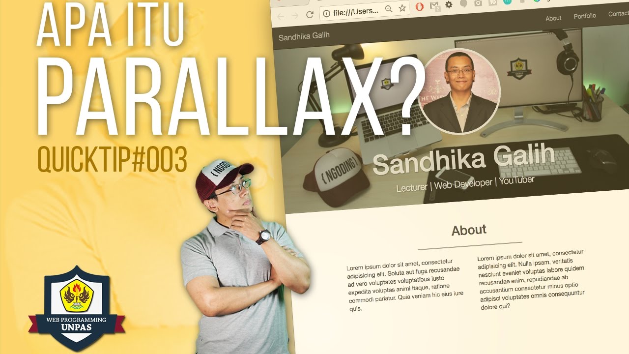 QuickTip #3 : APA ITU PARALLAX EFFECT?