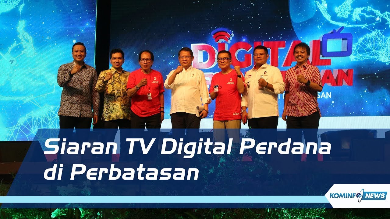 Resmikan Siaran TV Digital di Perbatasan