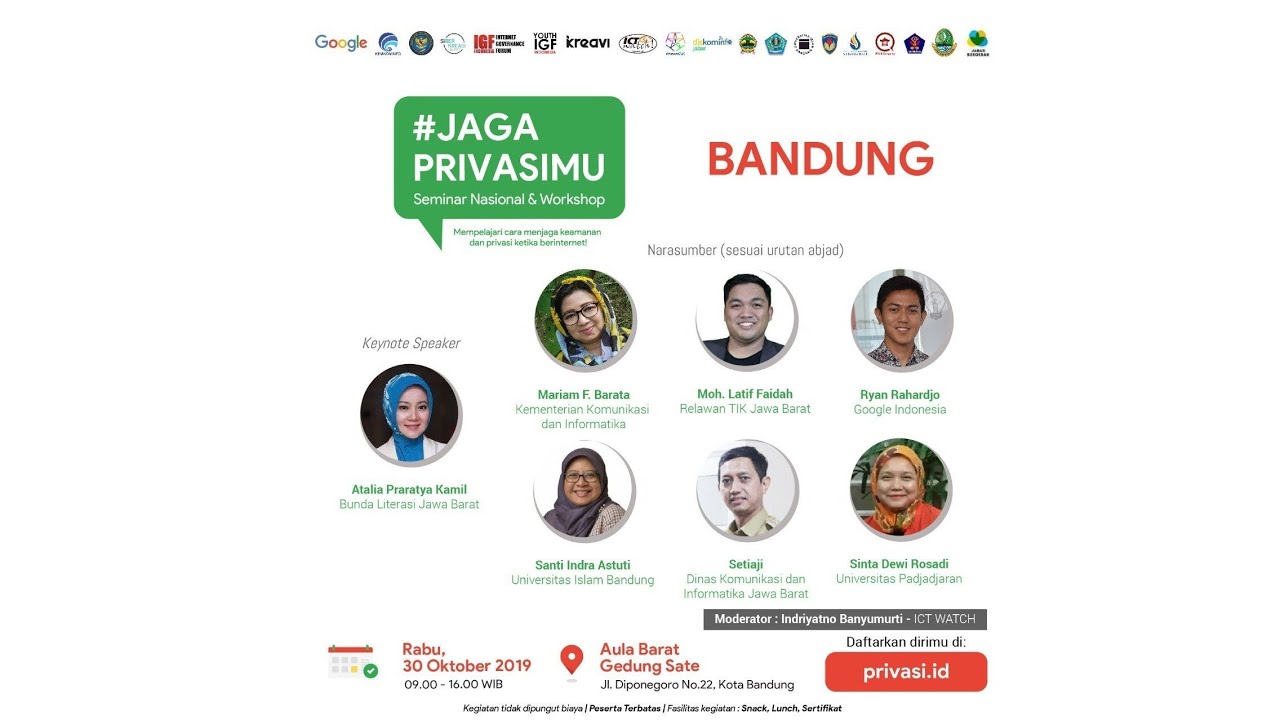 Seminar Nasional #JagaPrivasimu - Bandung