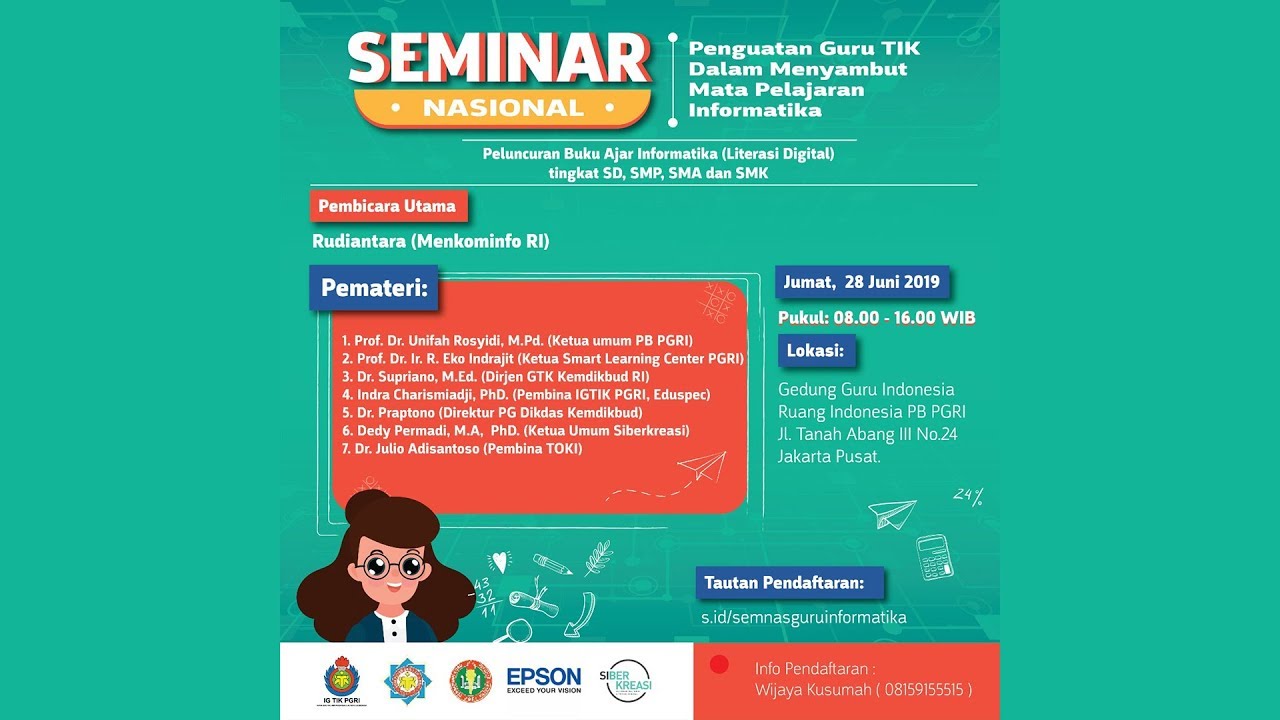 Seminar Nasional Sesi Kedua - Penguatan Guru TIK Dalam Menyambut Mata Pelajaran Informatika