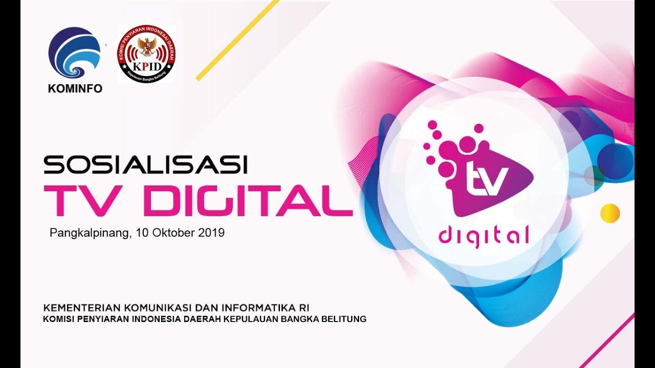 Sosialisasi TV Digital "Indonesia Goes To Digital" di Pangkalpinang, Kepulauan Bangka Belitung