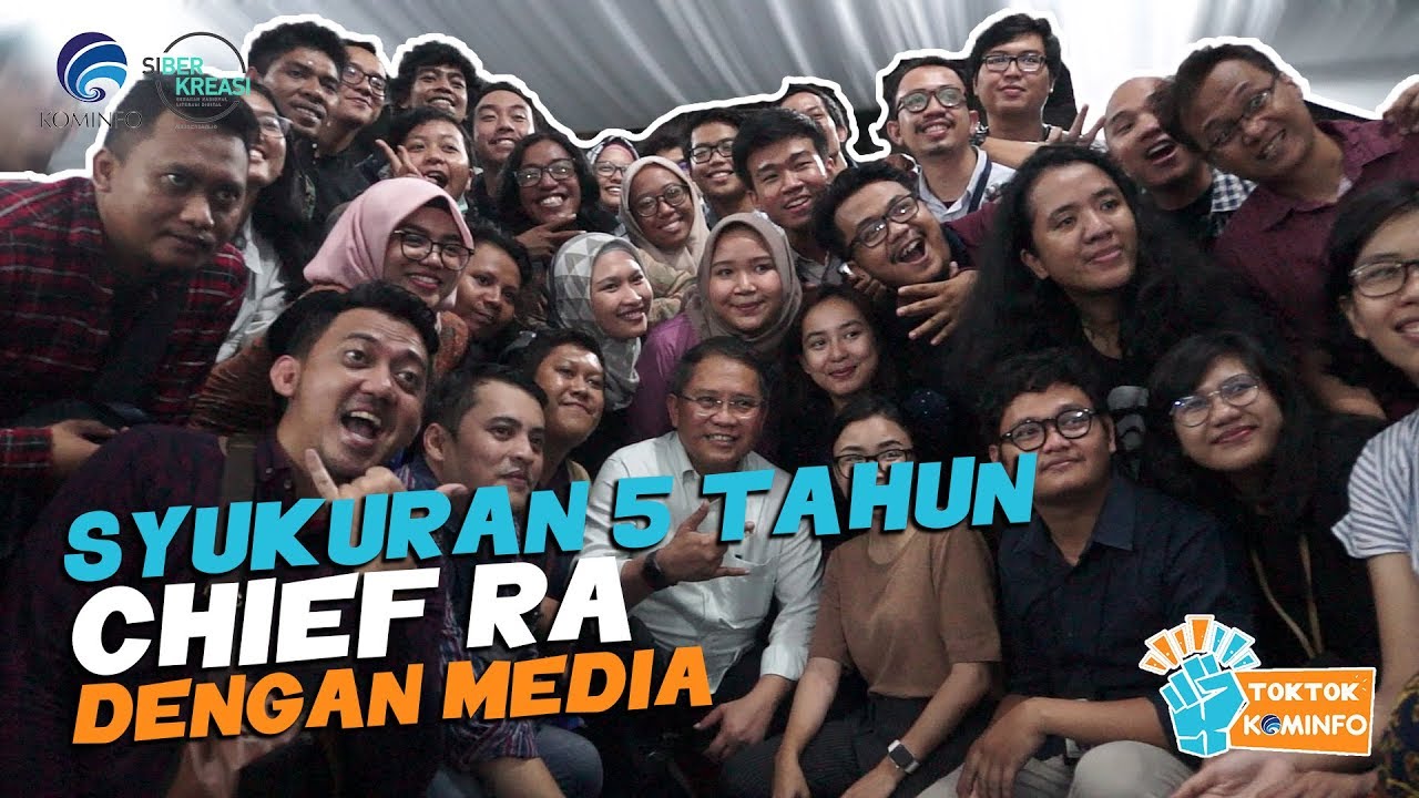 Syukuran 5 Tahun Chief RA Bersama Media - #TokTokKominfo