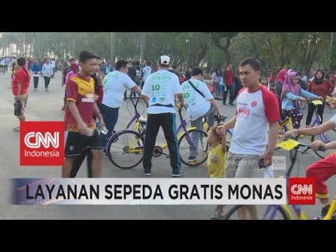 Terbaru! Layanan Sepeda Gratis Monas