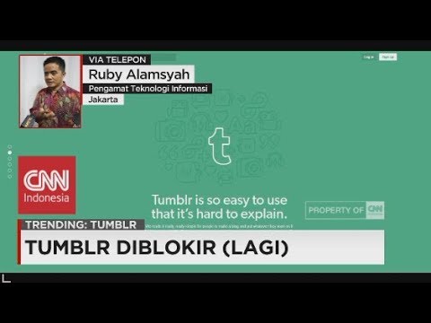 Tumblr Diblokir (Lagi) - Ruby Alamsyah, Pengamat Teknologi Informasi