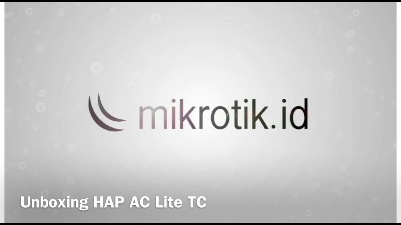 Unboxing HAP AC Lite TC