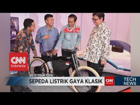 Unik! Sepeda Listrik Gaya Klasik