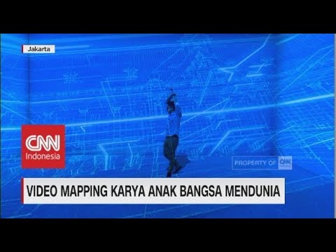 Video Mapping Karya Anak Bangsa Mendunia