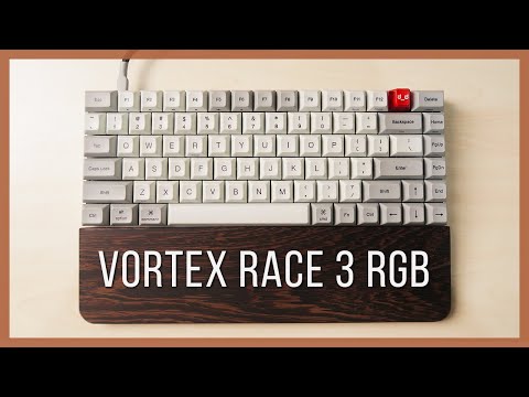 Vortex Race 3 RGB (Cherry MX Red) | KEYBOARD SOUND & TYPING TEST