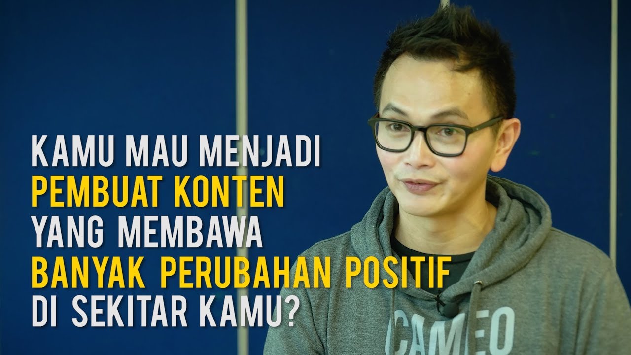 Yosi Mokalu (Cameo Project) bicara tentang Konten Positif dan Negatif #SmartSchoolOnline #SSO