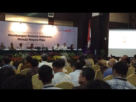 4 Tahun Kerja Pemerintahan Jokowi-JK "Membangun Manusia Indonesia Menuju Negara Maju"