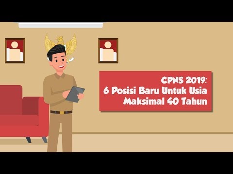 6 Posisi Baru untuk Usia 40 Tahun di CPNS 2019