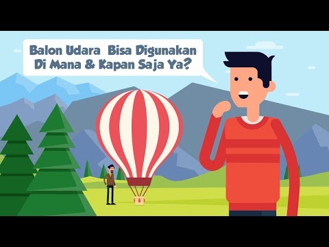 Balon Udara Bisa Digunakan Di Mana & Kapan Saja Ya