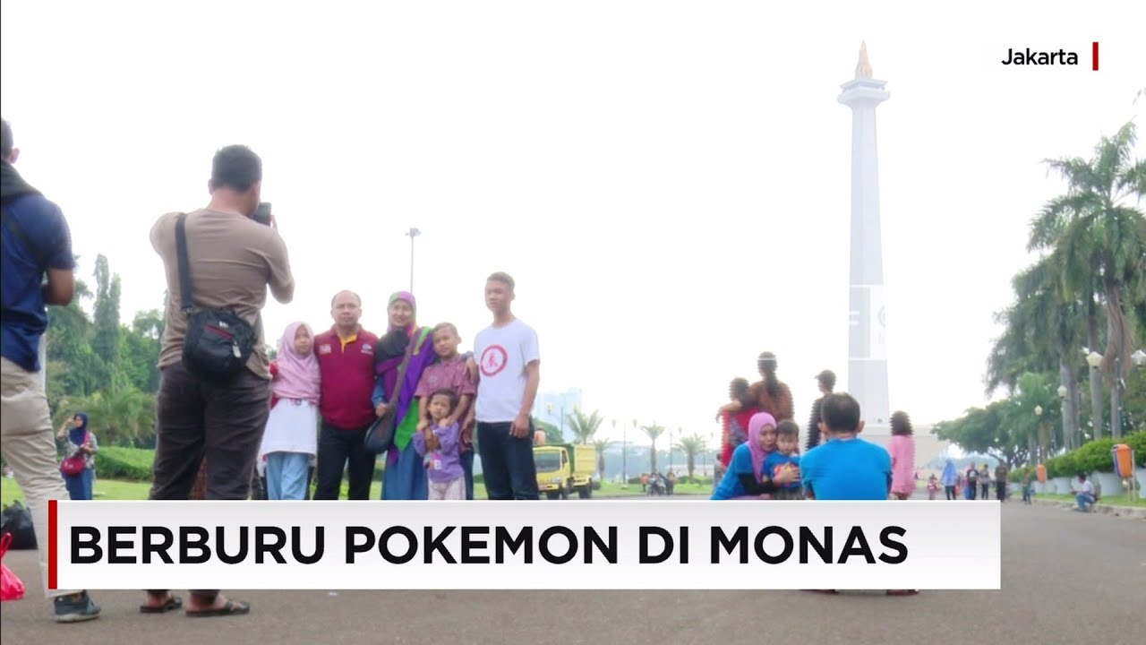 Berburu Pokemon di Monas