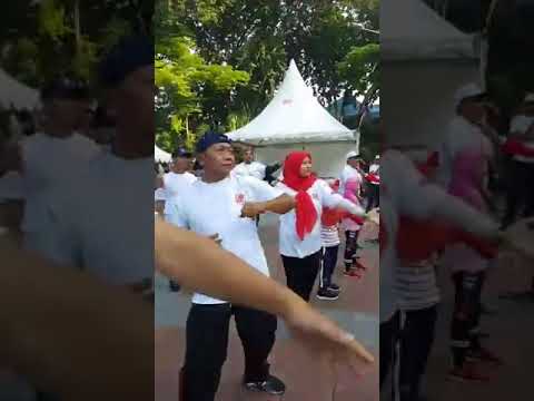 CFD Kebangkitan Nasional di Taman Bungkul Kota Surabaya